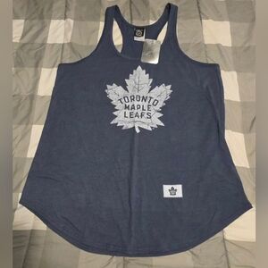 XXL Toronto Maple Leafs Women's Blue Racer Back Tank Top